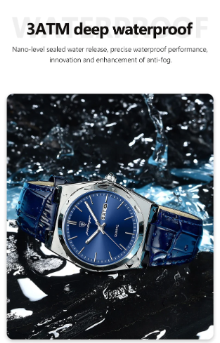 Luxury Casual Leather Men's Watch
