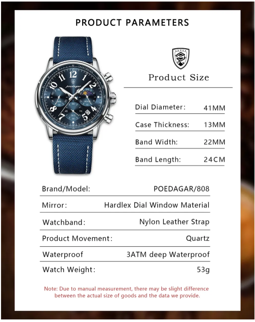 Luxury Men's Quartz Sports Watch